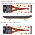 thumbnail image 2 of Valentine's Day Skateboard Grip Tape Pack of Two Emery PVC Stickers 8.8x32.6in 22.4x83 cm, 2 of 5