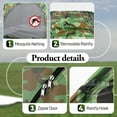 thumbnail image 2 of Zimtown 4 Person Outdoor Camping Waterproof Folding Tent for Hiking Picnic,Camouflage, 2 of 9