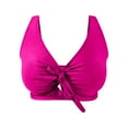thumbnail image 4 of Baqcunre Plus Size Swimwear, Women Plus Size Swimsuit Bikini Tie Knot Bathing Suits Swimwear Hot Pink 3XL, 4 of 6