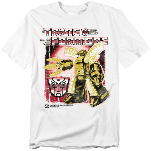 Transformers 40Th Anniversary T-Shirt Omega Supreme Box Unisex Graphic Tee for Men & Women