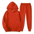 thumbnail image 7 of Coerni 2 Piece Athletic Sweatsuit Boys Girls Oversized Pullover Hoodie +Joggers Sweatpants Thermal Set Kids Fleece Activewear, 7 of 7