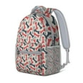 thumbnail image 2 of Dog Bones Backpack for School,Cute School Bag,Schoolbag with Adjustable Shoulder Straps & Padded Back,15.3"x11"x6.7", 2 of 6
