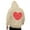 A-Beige, variant on Mens Couple Valentine's Day Hoodies Back Hearts Printed Sweatshirts Casual Loose Sports Pullover Raglan Sleeve Hooded Sweater A-Beige L