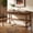 Walnut, variant on Euroco 60" Solid Wood Writing Desk with 2 Drawers,Home Office Workbench Desk,Small Computer Work Study Table,Vanity Table for Living Room,Bedroom,Walnut