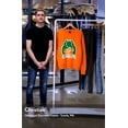 thumbnail image 6 of Carrots By Anwar Carrots Men's Home Graphic Crewneck Sweatshirt in Orange (Small, Orange), 6 of 6