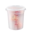 thumbnail image 3 of Met Lux Round Translucent Plastic Food Storage Container Lid - Fits 2 and 4 qt - 10 count box, 3 of 11