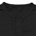 thumbnail image 5 of Men's Long Sleeve Henley Shirts Lightweight 3-Button Fashion Casual T-Shirts Quick Dry Soft Basic Pullover Tops, 5 of 8