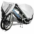 thumbnail image 1 of Bicycle Cover For 2 Bicycles Waterproof 210D Oxford Fabric Breathable Outdoor Bicycle Protective Cover With Lock Eyelets Protection, For Mountain Bikes And Racing Bikes 29 Inches, 1 of 7