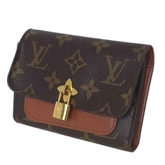 Pre-Owned LOUIS VUITTON Louis Vuitton Portefeuille Flower Compact Tri-fold Wallet... (Fair)