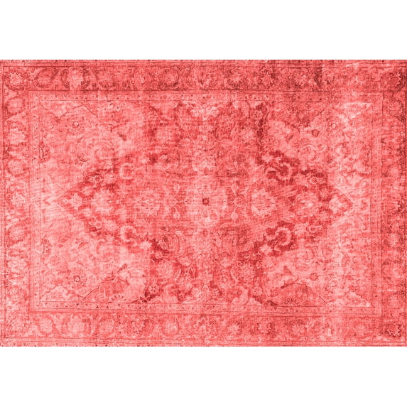 Ahgly Company Indoor Rectangle Persian Red Traditional Area Rugs, 4' x 6'