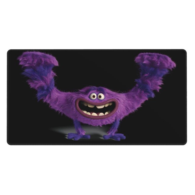 Alfombrilla de ratón de Monsters University, antideslizante, de goma, para juegos, oficina, portátil, grande, 15,8 x 29,5 pulgadas
