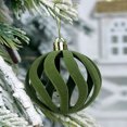thumbnail image 4 of 48Pcs 3.14Inch Large Christmas Ball Ornaments Vintage Christmas Plastic Ball Ornaments Flocked Tree Hanging Decoration for Xmas Party Wedding Home Decorations, Green, 4 of 7
