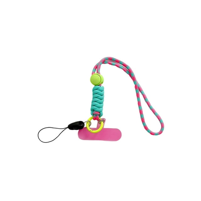 fastboy Mobile Phone Lanyard Adjustable Reusable Neck Hanging Rope with Hook Microfiber Safety Straps Accessory Picnic Running Type 1 Type 9