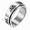 Silver, variant on Cat Spinner Ring, Stainless Steel Rotating Band with Layered Design and Whisker Motifs, Sizes 6-11, for Daily Wear, Birthdays, and Gift for Cat Lovers