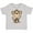 AC-Heather Grey, variant on Monkey Boys or Girls Toddler T-Shirt