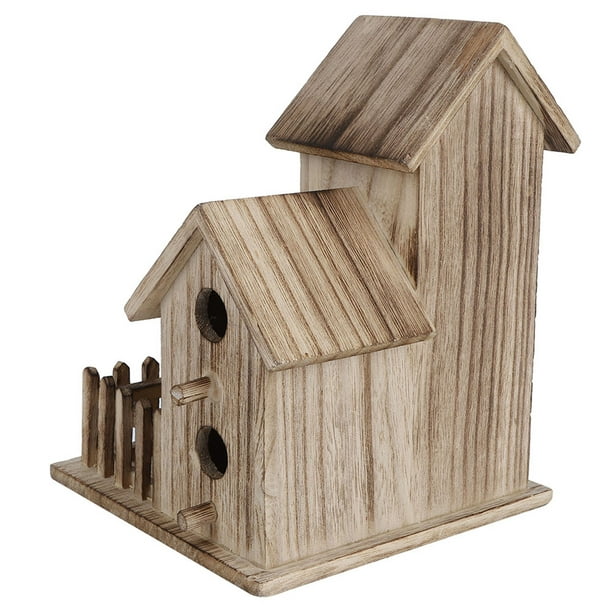 Peahefy Bird House,Wood Bird House,Wooden Birdhouse Small Outdoor