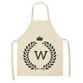 thumbnail image 1 of SMihono Kitchen Kitchen Kitchen Organisateurs et Rangement Tablier en Lin Kitchen - Tablier Sans Manches en Coton Lin Imprimé Lettre Gadgets Indispensable 2023, 1 of 1