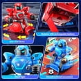 thumbnail image 5 of Remote Control Fighting Robots Set of 2, RC Ejecting Battle Robot with Adjustable Sound & Light, Fun Electronic Battle Bots Toys for Age 6+ Year Old Kids Boys, 5 of 8