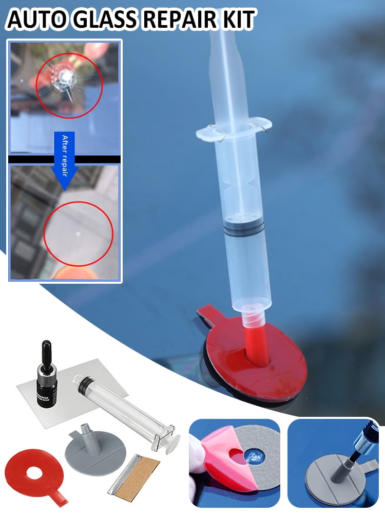 HOTBEST Car Windshield Repair Kit Car Windshield Crack Scratch Resin
