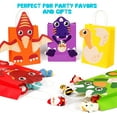 thumbnail image 6 of Mocoosy Dinosaur Party Favor Bags with Handles, 18 Pack Dinosaur Gift Bags for Kids Birthday, Dinosaur Goodie Candy Treat Bags for Boys Girls Dinosaur Birthday Party Supplies Rainbow Colors, 6 of 8