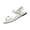 White, variant on Wide Width Shoes for Women, Slip On Sandals for Woman, Women Flat Sandals, Womens Flat Sandals Dressy Summer Beach Sandals for Women 2026 Open Toe One Band Buckle Comfortable Sandals, Black 5.5