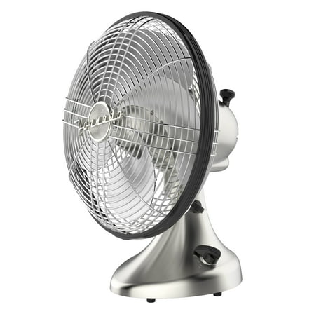 Vornado Silver Swan Vintage Oscillating Fan, 17", Brushed Nickel (New)