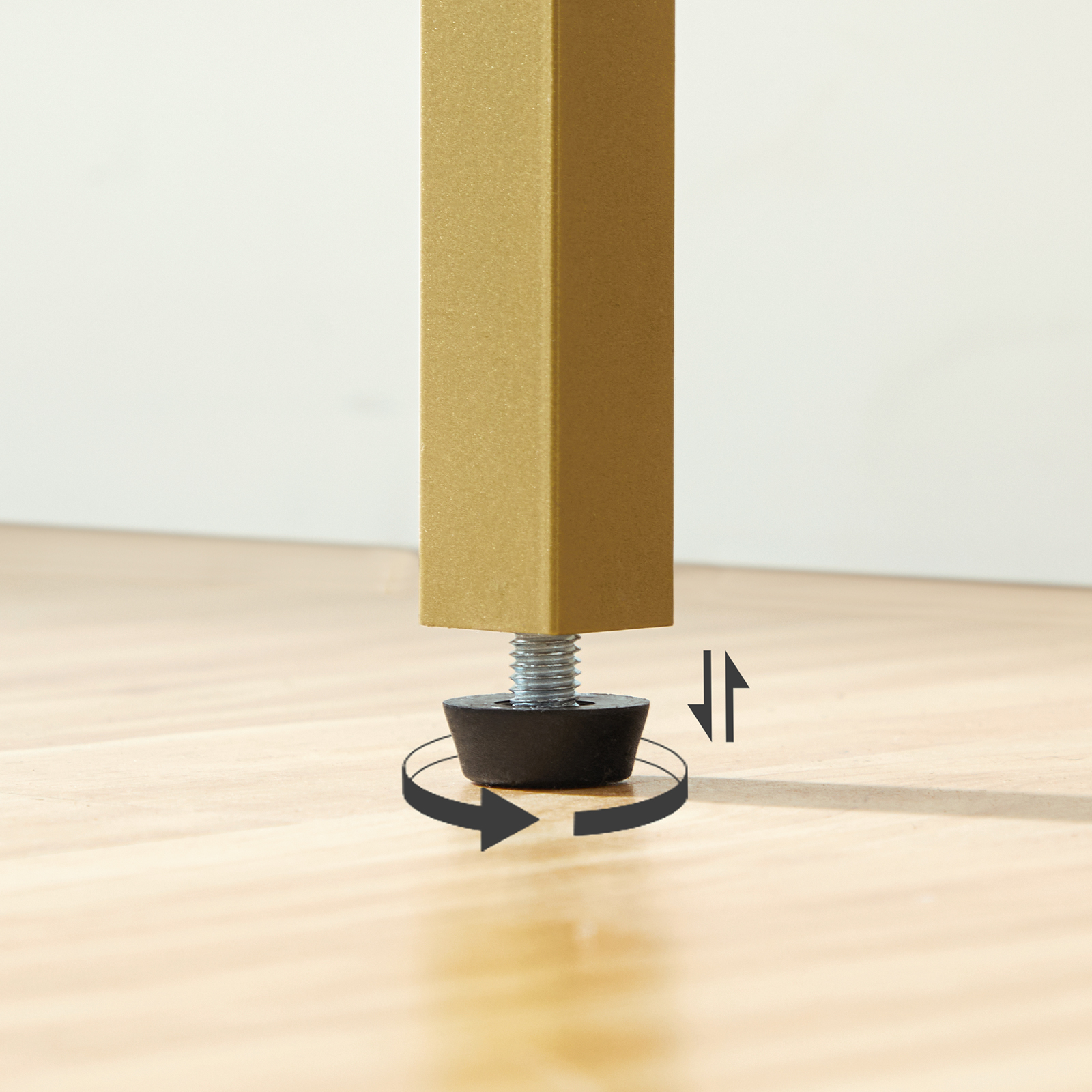HOOBRO Narrow Console Table, 29.5" Small Entryway Table, Thin Sofa Table, Side Table, Display Table, for Hallway, Bedroom, Living Room, Foyer, White and Gold DW75XG01