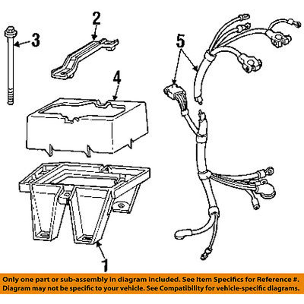 Jeep CHRYSLER OEM 9396 Grand Cherokee BatteryHold Down Strap Bolt 6502783