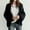 Black(New), variant on PNTUTB Women's Oversized Casual Fashion Solid Color Knit Sweater Cardigan Comfortable Jacket&Flash Picks