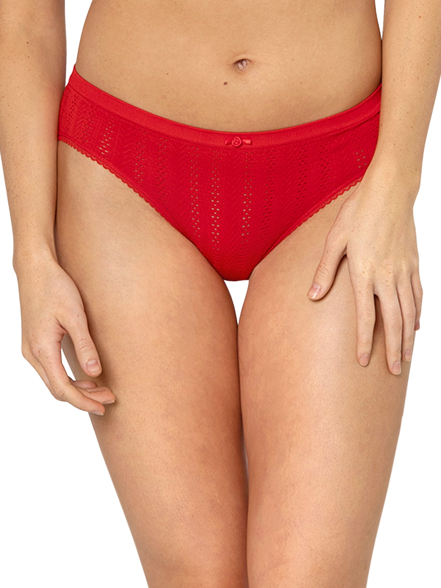 fresh collection by Fruit of the Loom Women's Seamless Pointelle Hipster Underwear 2-pack