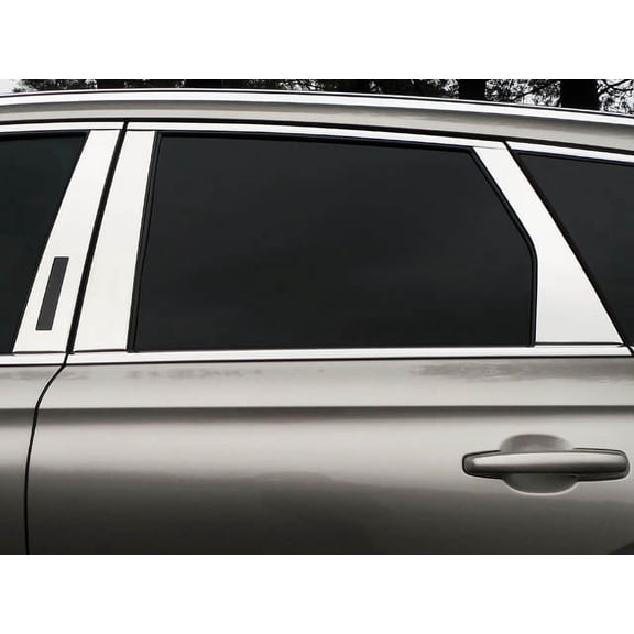 Stainless Steel Pillar Trim 6Pc Fits 2020 Lincoln Corsair PP60611 QAA