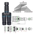 thumbnail image 4 of Weatherproof RJ45 8P8C CAT6 Ethernet Connector Female to Female Coupler Secure, 4 of 10