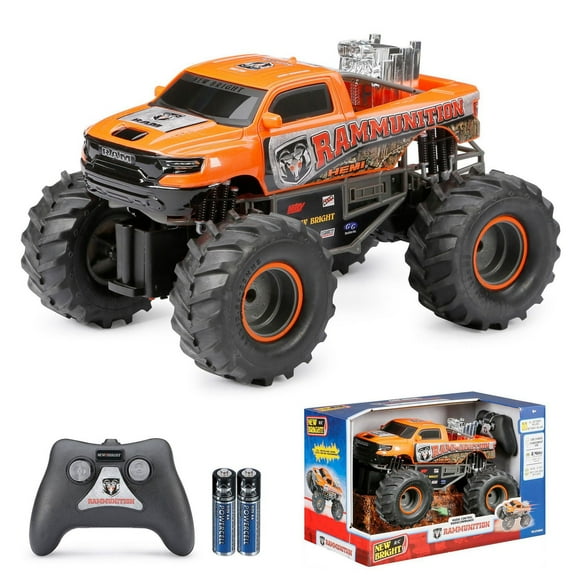 New Bright 1:14 échelle Dodge RAMMUNITION RC Monster Truck 1:14 RAMMUNITION RC