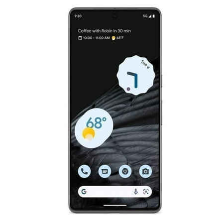 Pre-Owned Google Pixel 7 Pro 5G 256GB GE2AE Factory Unlocked 6.7" AMOLED Display 12GB RAM Smartphone - Obsidian (Good)