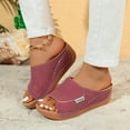 thumbnail image 2 of Women's Fish Mouth Shoes Platform Wedge Slippers Orthopedic Shoes Ergonomic & Non Sandals For Pain Relief Orthopaedic Open Toe Slippers, 2 of 8