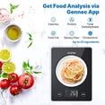 thumbnail image 2 of Balanza cocina inteligente RENPHO 22000mlb/10kg, calculadora nutrición, gram/onzas, pantalla LED, cocinar, hornear, dieta keto, peso, comida, vidrio, 2 of 3