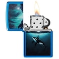 thumbnail image 3 of Zippo Whale Design High Polish Blue Pocket Lighter, 3 of 6