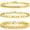 Gold, variant on APSVO 3 Pcs 18K Gold Plated Bracelets for Men Women Boys Charm Cuban Figaro Herringbone Chain Bracelets Set Birthday Valentines Day Jewelry Gifts Teen Him Dad Adult Kids Ideas 6.5/7/7.5/8.3/9 Inch
