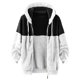 thumbnail image 4 of Men's Personalized Casual Printing Long Sleeve Zipper Sweater Thick Cotton Suit Winter2XL, 4 of 5