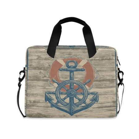 Laptop Bag Laptop Briefcase 15.7 x 3 x 11.8 Inches Laptop Bag Briefcases Laptop Storage Travel Laptop Bag Work Laptop Bag Rudder Pattern