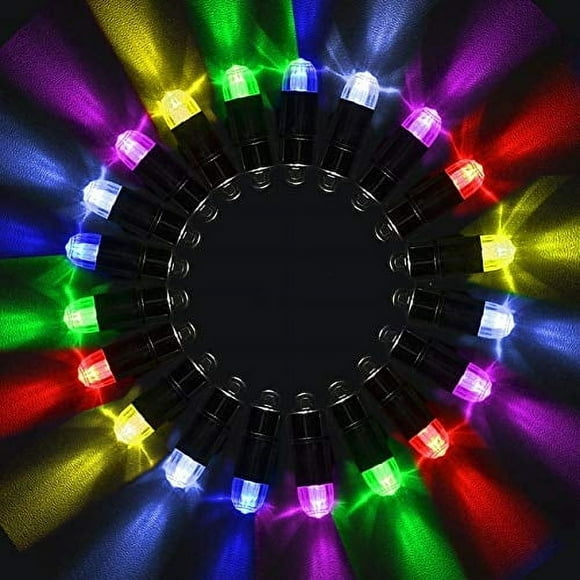 Luces LED para globos Magnoloran Paquete de 20 unidades multicolores impermeables