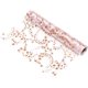thumbnail image 1 of Camino de mesa de organza de oro rosa, estrellas doradas/metálicas (28 cm x 5 m), elegante decoración de mesa, Navidad y Adviento, decoración festiva, 1 of 5