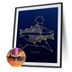 thumbnail image 2 of Dibujo lineal - Kits de pintura de diamantes de peces Taladro redondo completo Decoración de pared Arte Artesanía Sywqhk Decoración hogareña, 2 of 9