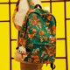 thumbnail image 3 of Mochila de lona con diseño de flores de estilo étnico, nueva y popular mochila de viaje unisex de gran capacidad, versátil y de colores contrastantes, 2024, 3 of 5