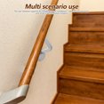 thumbnail image 4 of IFANLANDOR 2Ud Soporte De Barandilla Para Escaleras Inoxidable Color Plata Para Hogar, 4 of 8