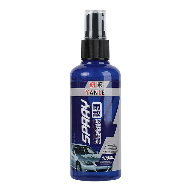 Kit de pulidor hidrofóbico para coches y repelente de lluvia 100ml • Fórmula de cera de carnauba • Aplicación sin marcas • Incluye pulidor y removedor