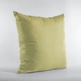 thumbnail image 3 of Plutus Yellow Solid Shiny Velvet Luxury Throw Pillow - Double sided 12" x 20", 3 of 5