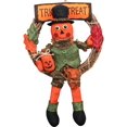thumbnail image 1 of Coronas de decoración de Halloween, adorno colgante de puerta delantera de hombre calabaza y búho, adornos de corona artificiales para fiestas de Halloween en interiores y exteriores. Zhivalor ZYY-1233, 1 of 5