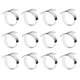 thumbnail image 1 of Anillo de servilleta de 6 piezas, servilleta circular H para mesa de cena de boda R, 1 of 4