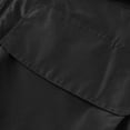 thumbnail image 7 of Men's Full-zip Cargo Jackets with Fluorescent Reflective Detailing Long Sleeve Casual Multi Pockets Fall Coat (XL, Black), 7 of 7
